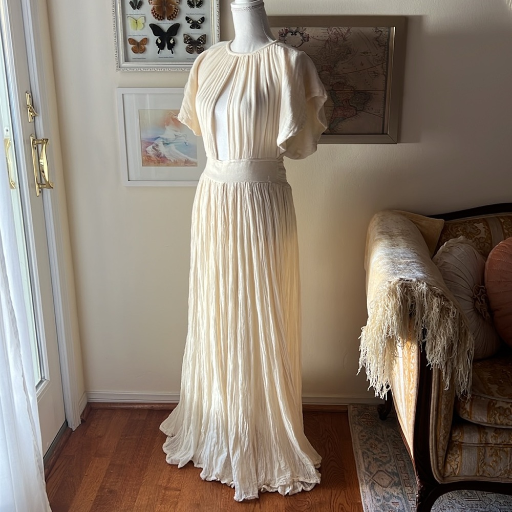 Jen's Pirate Booty Monaco Maxi Dress in Gauze NWOT